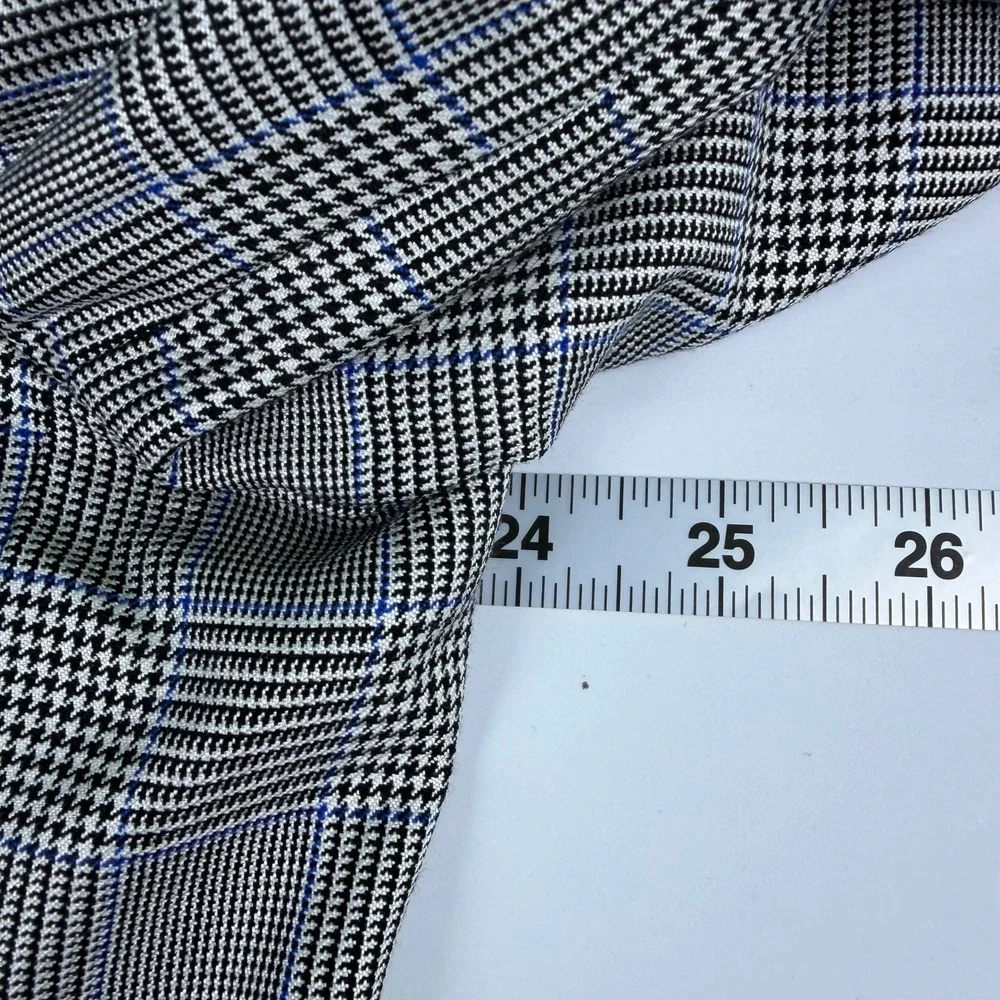 Jos. A. Bank Blazer Mens 48R Gray Blue Plaid Signature Collection Sport Coat